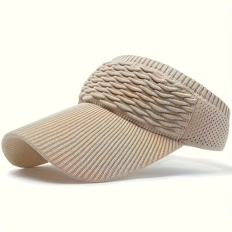 Visera deportiva beige