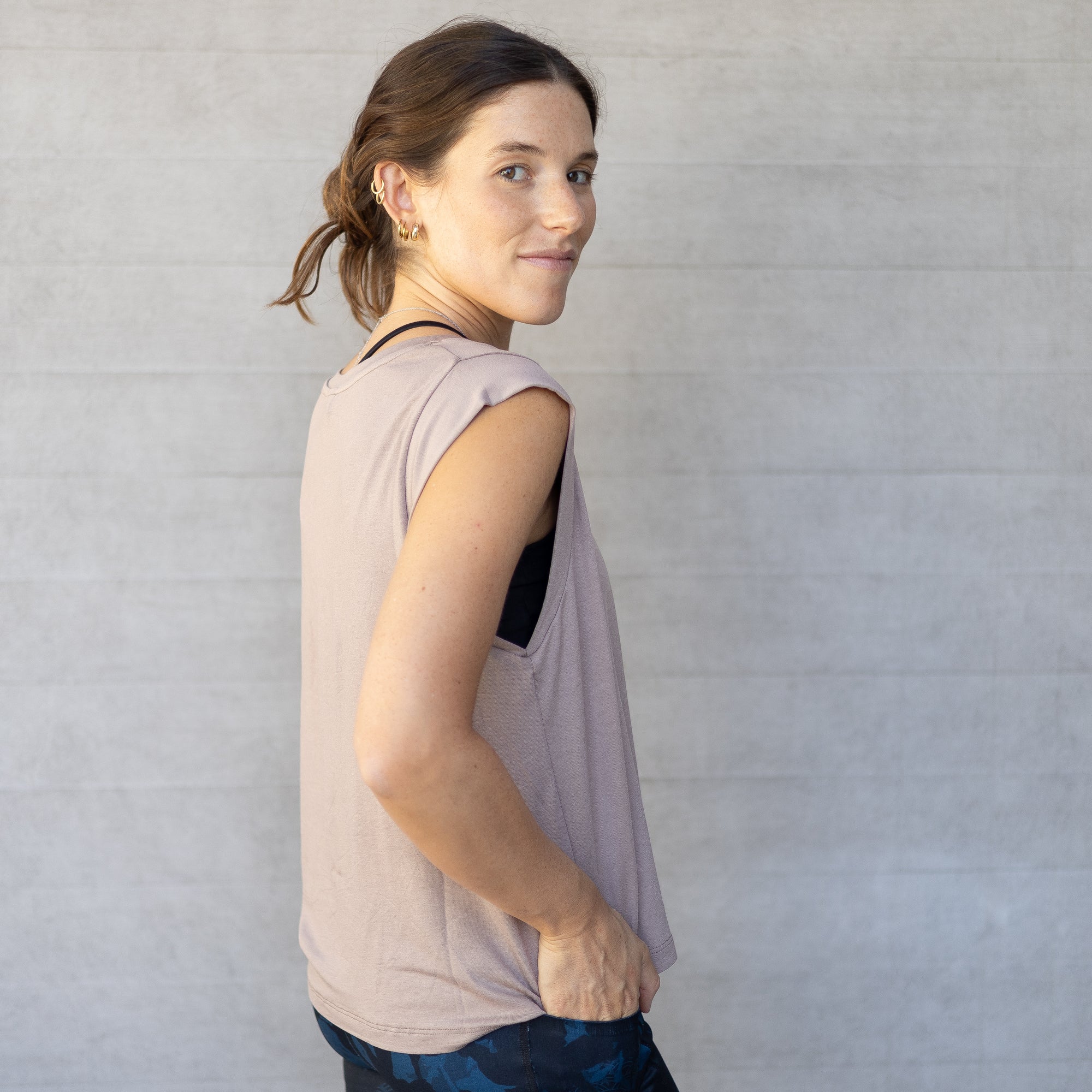 Polera Elisa beige
