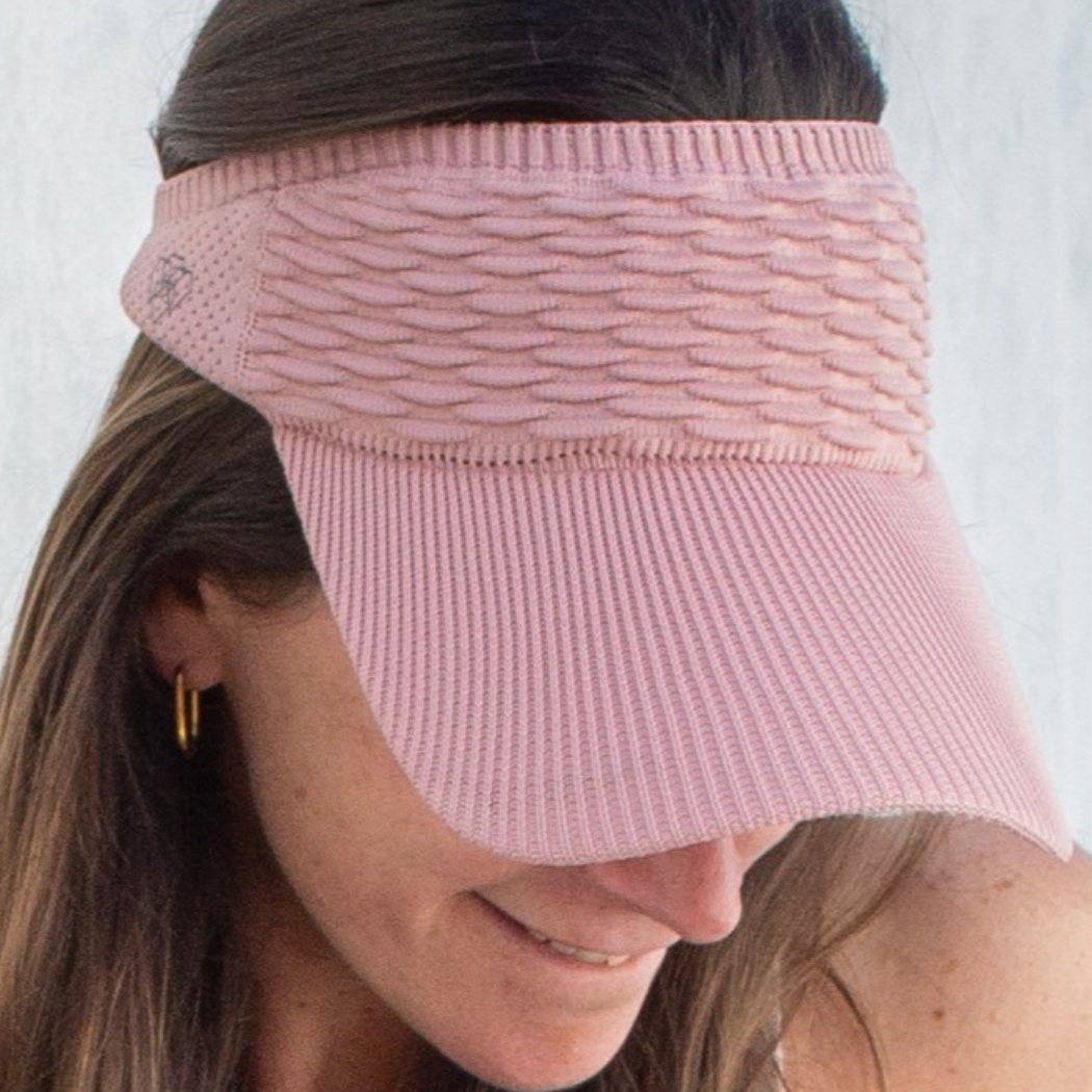 Visera deportiva rosada