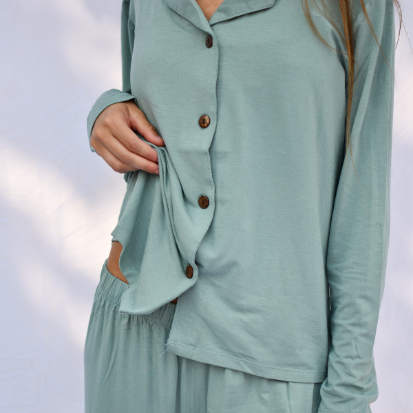 Pijama largo María sage
