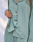 Pijama largo María sage