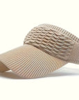 Visera deportiva beige