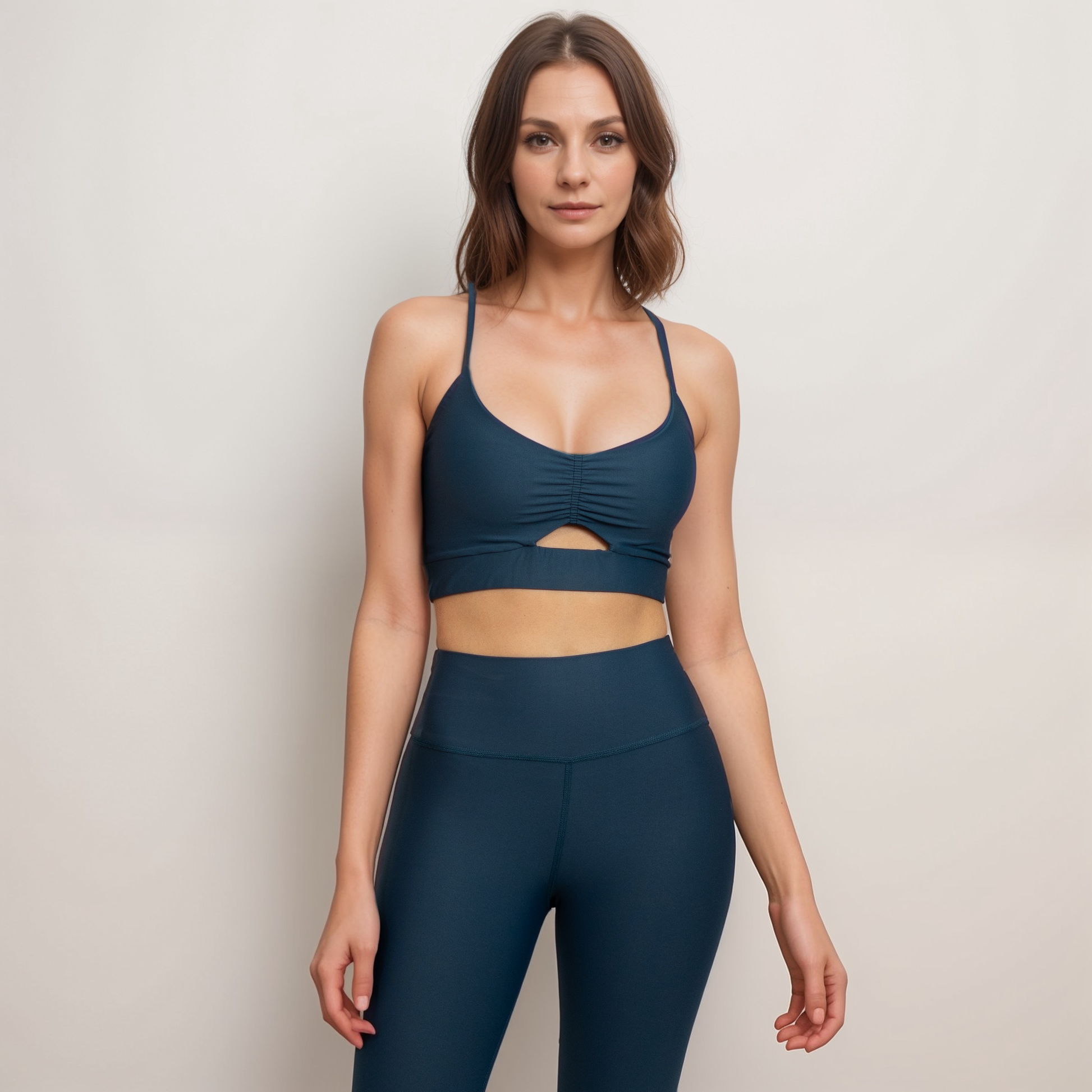 Top deportivo azul sale