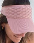 Visera deportiva rosada